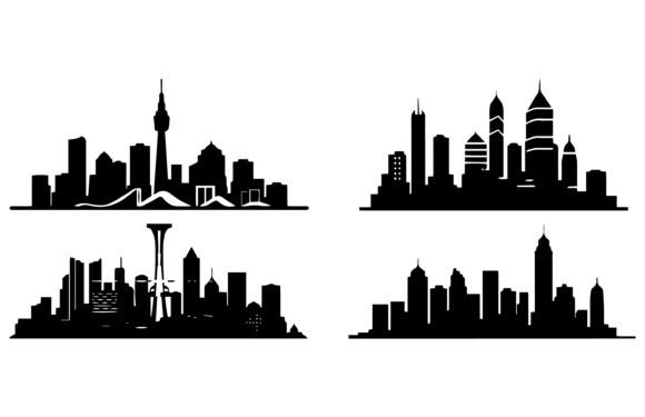 Atlanta Georgia Skyline Silhouette: A Designer's Urban Asset