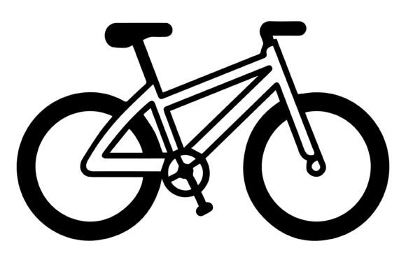 Bicycle Outline Vector: A Flexible Icon for Modern Projects