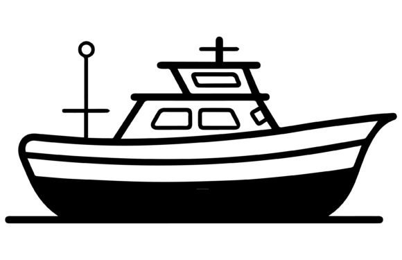 Boat Icon Outline Vector: The Ultimate Travel Design Asset