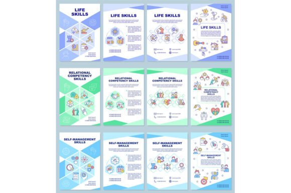 Life Skills Brochure Template Set: Design Assets for Impact