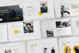 Pixelist Photography Powerpoint: Clean, Modern Slides for Creatives