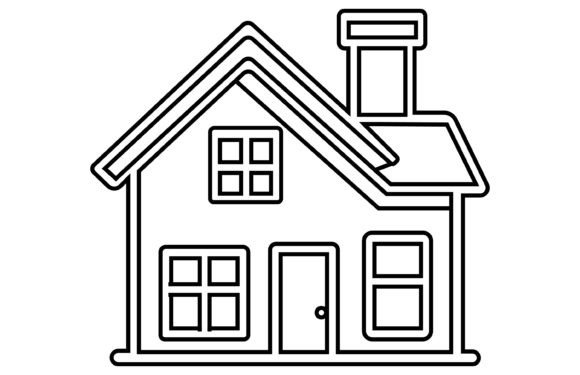 Set Line Icons of Houses: A Modern Vector Toolkit